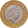 Купить Великобритания 2 фунта (pounds) 2006 "200 лет со дня рождения Изамбарда Кингдома Брунеля — мост Альберта"