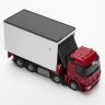 Купить Модель траспортера Mercedes Actros с гаражом 1:50, металл, пластик, siku, Германия, 2000-2010 гг.