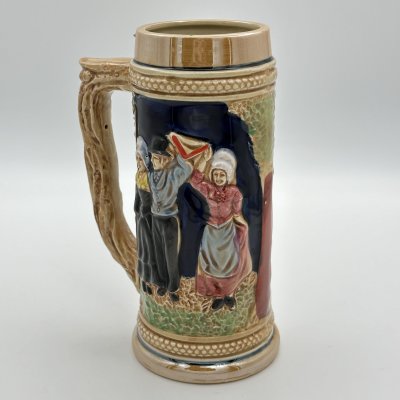 купить Кружка пивная "Овернь", керамика, роспись, глазурь, Франция, 1960-1990 гг.