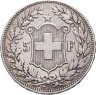 Купить Швейцария 5 франков 1891