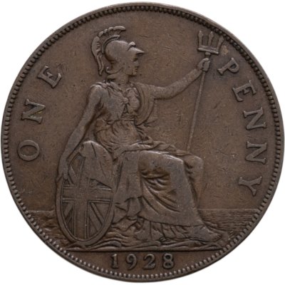купить Великобритания 1 пенни (penny) 1928