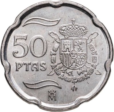 купить Испания 50 песет (pesetas) 1998