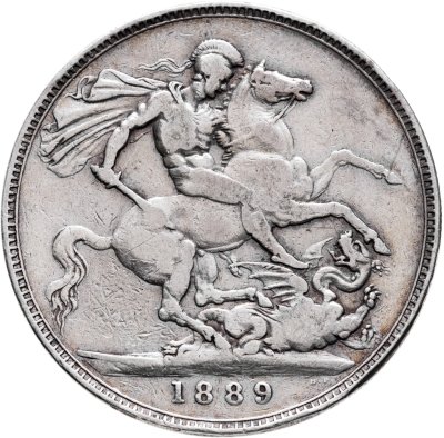 купить Великобритания 1 крона (crown) 1889 Королева Виктория