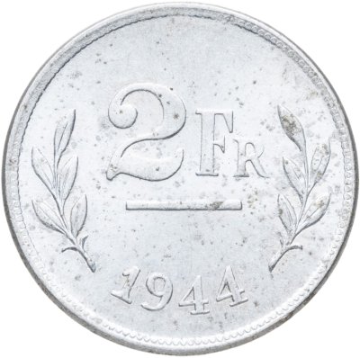 купить Бельгия 2 франка 1944