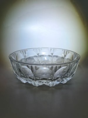 купить Конфетница с линзовидным декором, хрусталь, СССР, 1970-1990 гг.