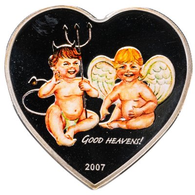 купить Палау 5 долларов 2007 "Ангел и демон"