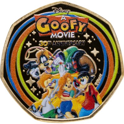 купить Соломоновы Острова 50 центов 2025 «30 лет фильму Гуффи. Гуффи и друзья /позолоченная/»