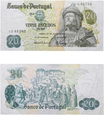 купить Португалия 20 эскудо 1971