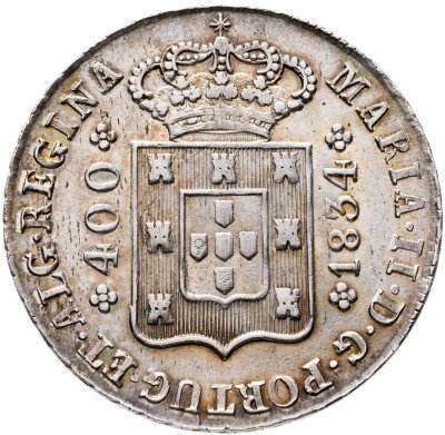 купить Португалия 400 реалов (рейс) 1834