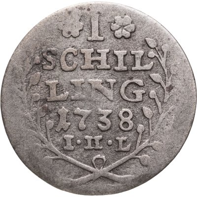 купить Гамбург 1 шиллинг 1738