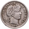Купить США 1 дайм 1908 D