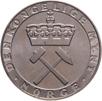 купить Норвегия 5 крон 1986 "300 лет норвежскому монетному двору"