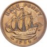 Купить Великобритания 1/2 пенни (penny) 1954