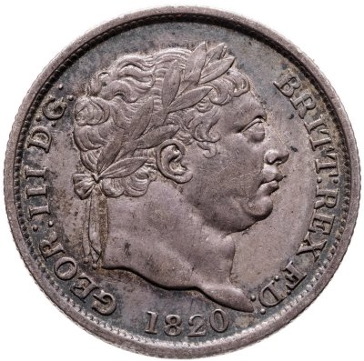 купить Великобритания 1 шиллинг (shilling) 1820