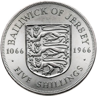 купить Джерси 5 шиллингов (shillings) 1966 "900 лет битве при Гастингсе"