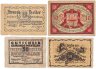 Купить Австрия набор из 4 нотгельдов 10, 20 и 50 геллеров 1920