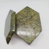 Купить Шкатулка шестигранной формы из натурального камня, змеевик, Россия, 2000-2015 гг.