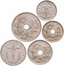 Купить Бельгия набор 1923 (5 шт) BELGIQUE