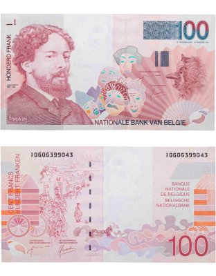 купить Бельгия 100 франков 2001 год (Pick 147(2)
