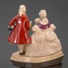 Купить Статуэтка "Галантные ухаживания (Дама с кавалером)", фарфор, роспись, Wagner & Apel, ГДР, 1951-1974 гг.