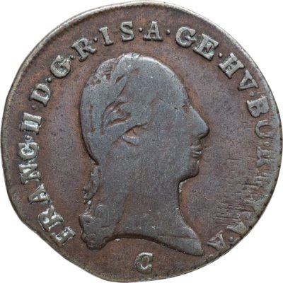 купить Австрия 1 крейцер 1800 Отметка монетного двора "C" - Прага