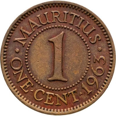 купить Маврикий 1 цент (cent) 1963