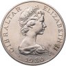 Купить Гибралтар 1 крона (crown) 1980   "175 лет со дня смерти Горацио Нельсона"