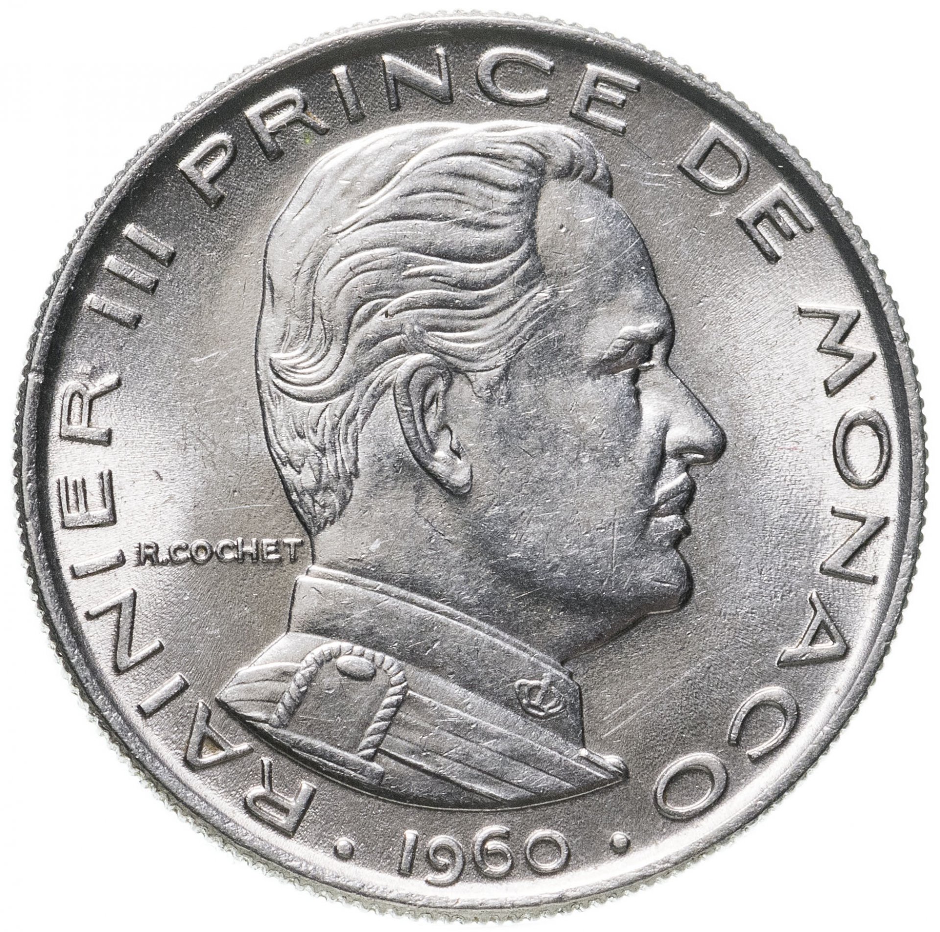 Франк 1960. Монеты Монако. Монета из Монако. Монеты Монако: 1 фр.1960 г.. 1 Франк 1960.