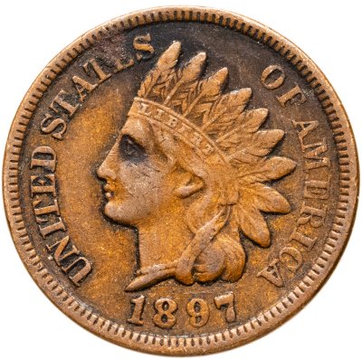купить США 1 цент 1897 "Indian Head Cent"