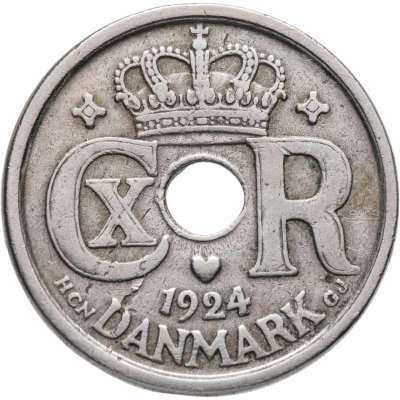 купить Дания 25 эре (ore) 1924