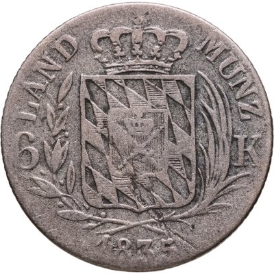 купить Бавария 6 крейцеров 1835