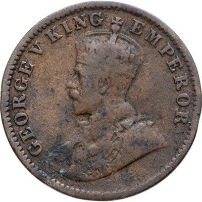 купить Британская Индия 1/4 анны 1919