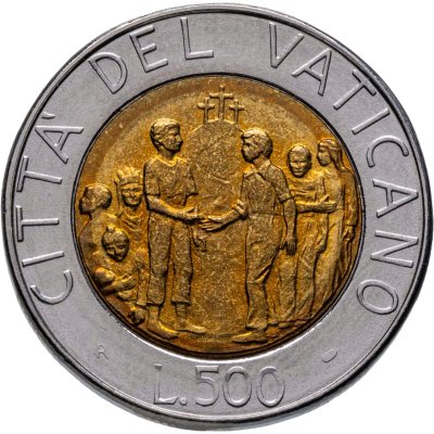 купить Ватикан 500 лир 1994