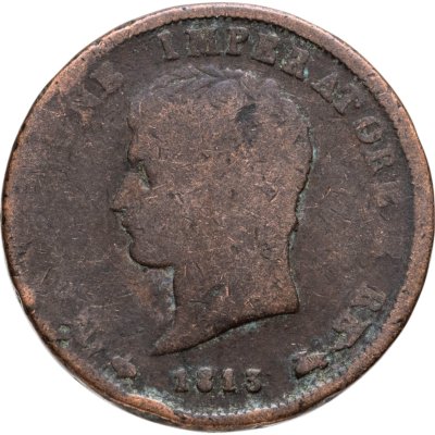 купить Королевство Италия 1 сольдо 1813 Наполеон Бонапарт