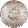 Купить Германия 3 рейхсмарки (reichsmark) 1929 "200 лет со дня рождения Готхольда Лессинга", знак монетного двора "A" — Берлин