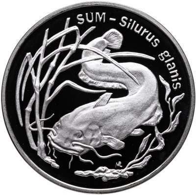 купить Польша 20 злотых 1995 Proof "Всемирная природа - сом"