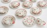Купить Сервиз чайный на 10 персон "Тюльпан ситцевый" (22 предмета), фарфор, деколь, роспись, золочение, Дулевский фарфоровый завод (Дулёво), Российская Федерация, 2004 г.