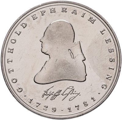 купить Германия 5 марок (deutsche mark) 1981 "200 лет со дня смерти Готхольда Эфраима Лессинга"
