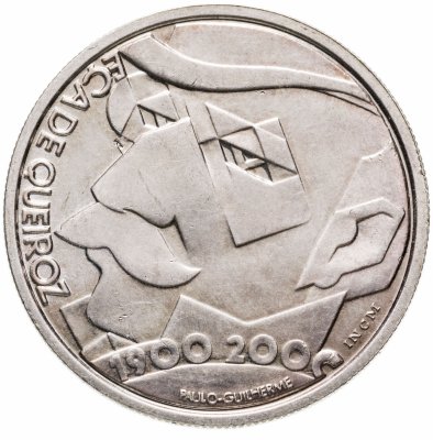 купить Португалия 500 эскудо (escudos) 2000 100 лет со дня смерти Эса де Кейроша