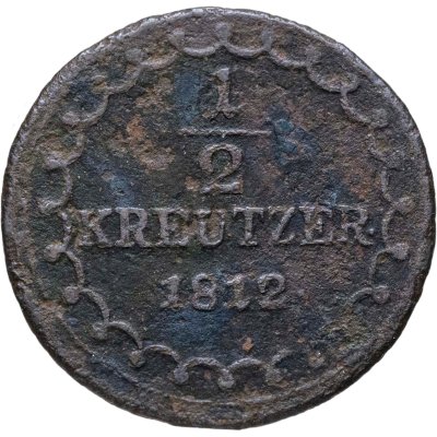 купить Австрия 1/2 крейцера 1812