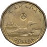 Купить Канада 1 доллар (dollar) 2012  Lucky Loonie (гагара Лаки Луни) дата под портретом