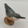 Купить Миниатюрная статуэтка "The Nuthatch" ("Поползень"), фарфор, роспись, Royal Worcester, Великобритания, 1960-1980 гг.