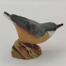 Купить Миниатюрная статуэтка "The Nuthatch" ("Поползень"), фарфор, роспись, Royal Worcester, Великобритания, 1960-1980 гг.