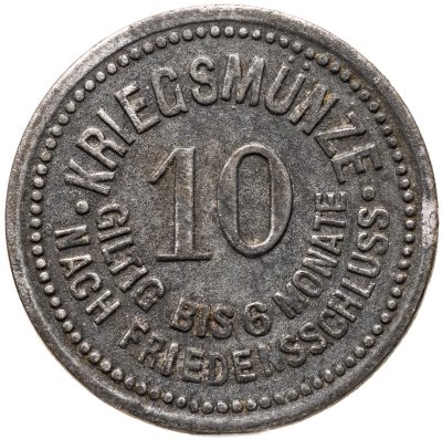 купить Германия, Деггендорф 10 пфеннигов 1917