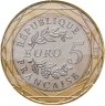 Купить Франция 5 евро 2025 "Знаки зодиака - Лев"