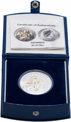 купить 1 доллар 2008 Ниуэ "С Новым годом и Рождеством" в подарочной коробке с сертификатом