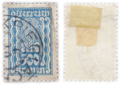 купить Австрия 300 крон Почтовая марка 1922