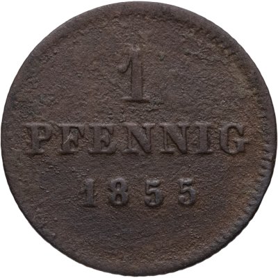 купить Бавария 1 пфенниг 1855