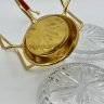 Купить Комплект подставок для бокалов на металлической подставке, стекло, металл, Европа, 2000-2010 гг.