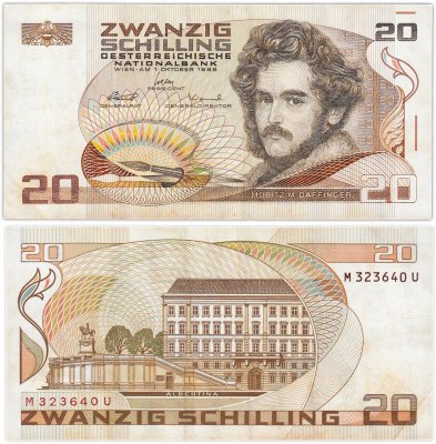 купить Австрия 20 шиллингов 1986 года P-148